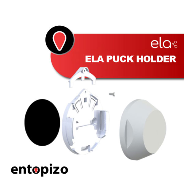 Puckhalter mit Aufkleber