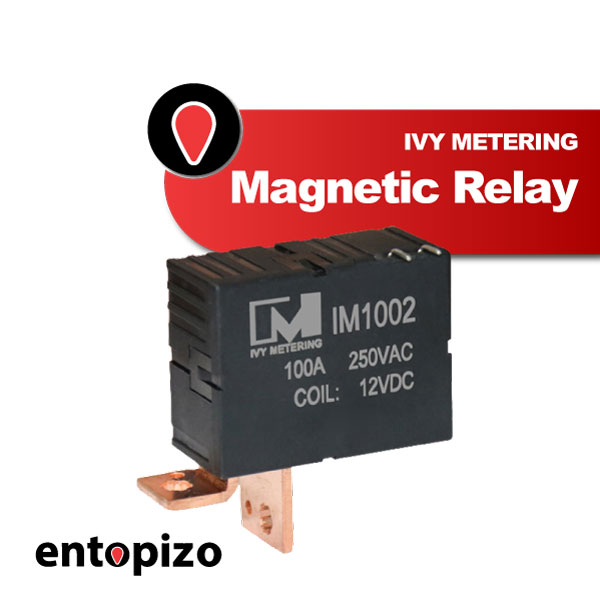 IM1002 Magnetrelais, bistabil, 24 VDC, 100 A (2-polig)